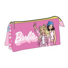 Barbie triple pencil case