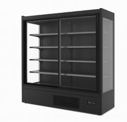 CRYSTAL FMG-02L 2.00m – Βιτρίνα Ψύξης Υψηλής Προβολής με 2 Συρόμενες Πόρτες – Aναμενεται-thumb-1
