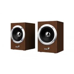 Genius SP-HF280 Ηχεία Υπολογιστή 2.0 με Ισχύ 6W σε Καφέ Χρώμα