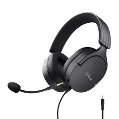 Trust TR-24898 GXT 489 Fayzo Over Ear Gaming Headset με σύνδεση 2x3.5mm Black