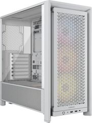Corsair CC-9011297-WW Frame 4000D RS Midi Tower Κουτί Υπολογιστή με RGB Φωτισμό Λευκό