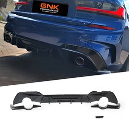 ΠΙΣΩ ΣΠΟΙΛΕΡ Diffuser BMW 3-Series G20 G21 M Sport, Pre LCI Performance Competition Piano Black 2018-2022