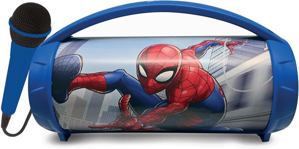 Marvel Spiderman Speaker with bluetooth microphone