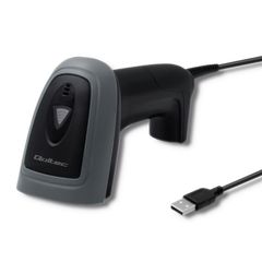 Qoltec 50863 Wired QR & BARCODE Scanner | USB-thumb-1