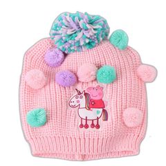 Peppa Pig winter set snood hat gloves-thumb-1