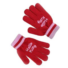 Hello Kitty winter set snood hat gloves-thumb-2