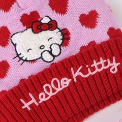 Hello Kitty winter set snood hat gloves-thumb-4