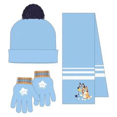 Bluey winter set snood hat gloves-thumb-1