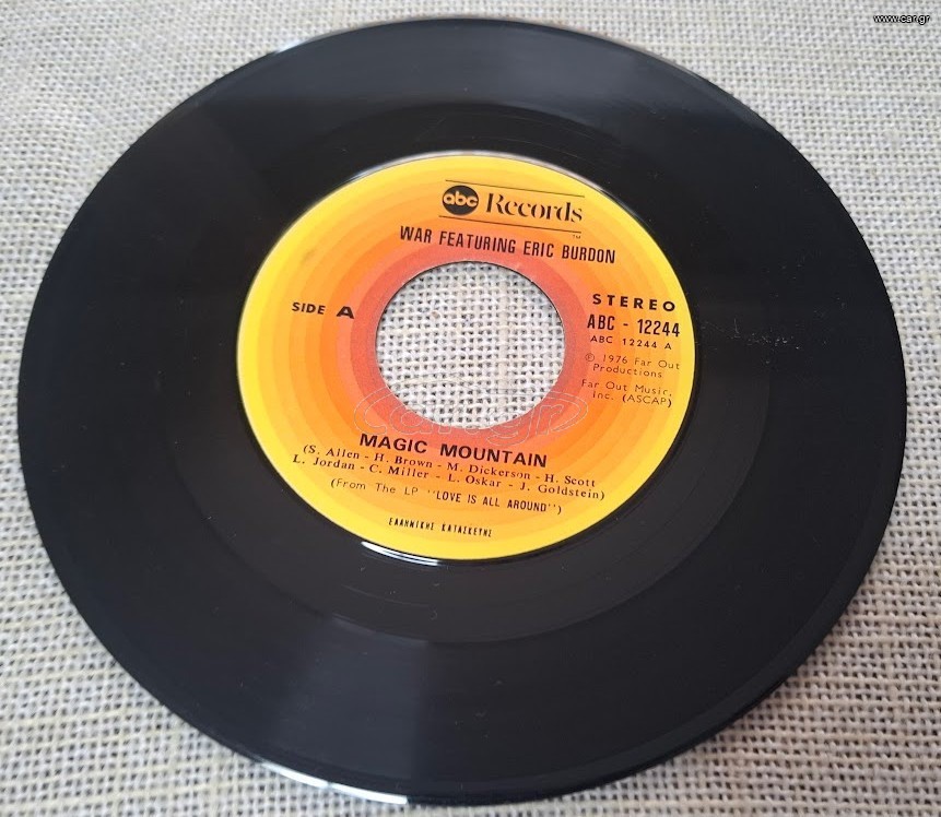 Eric Burdon & War – Magic Mountain / Home Dream  7'
