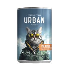 Urban Cat Premium με μοσχάρι , κοτόπουλο και καρότο 415g (UC-CALF-415)