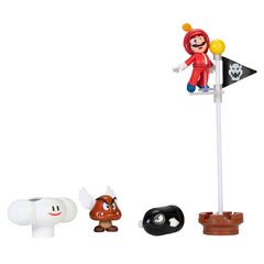 Nintendo Super Mario Cloud diorama set-thumb-1
