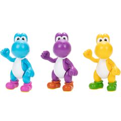 Super Mario Bros Yoshi pack 3 figures 10cm-thumb-2
