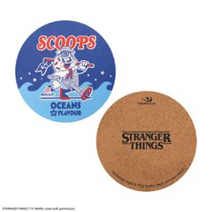 Stranger Things Scoops Ahoy Coaster 4-Pack-thumb-1