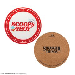 Stranger Things Scoops Ahoy Coaster 4-Pack-thumb-3