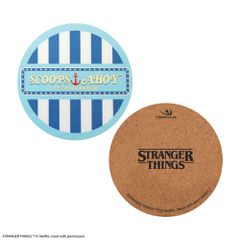 Stranger Things Scoops Ahoy Coaster 4-Pack-thumb-2