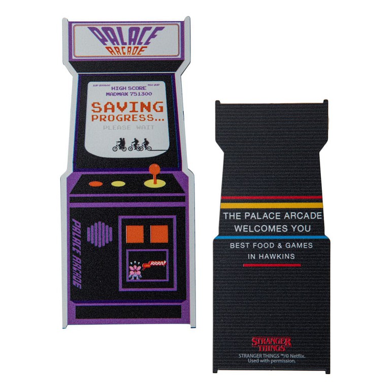 Stranger Things Bookmark Arcade Metal