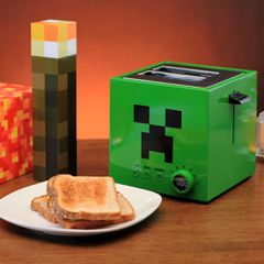 Minecraft Toaster Green Creeper Cube-thumb-2