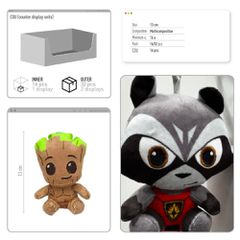 Marvel assorted plush keychain-thumb-2
