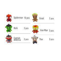 Marvel assorted plush keychain-thumb-1