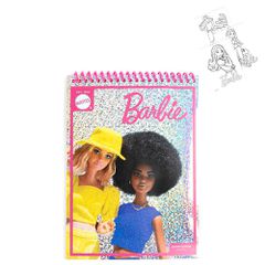 Barbie colouring stationery set-thumb-1