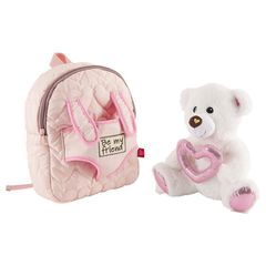 Backpack + plush bear Teddy 27cm-thumb-2