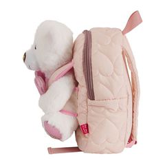Backpack + plush bear Teddy 27cm-thumb-1