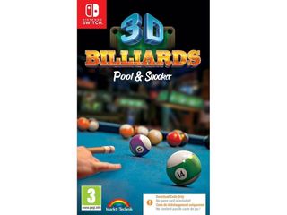 3D Billiards: Pool and Snooker (Code in Box) / Nintendo Switch