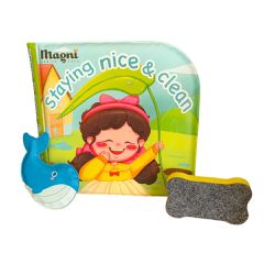 Magni - Bath book with color reaction, happy kid (5728) / Toys