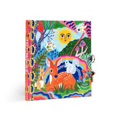 Eeboo - Diary with Lock - Fawn & Sun (EBLD835) / Toys