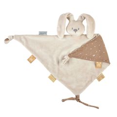Nattou - Lapidou Cuddle cloth Large, Glow in the dark print - Sand / Baby and Children