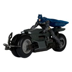 The Flash DC Multiverse Vehicle Batcycle with Batman-thumb-1