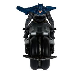 The Flash DC Multiverse Vehicle Batcycle with Batman-thumb-3
