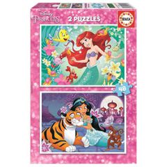 Educa - 2x48 pcs, Ariel & Jasmin (018213) / Toys