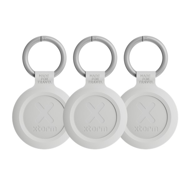 Xtorm - TravelTag 3-Pack - Ash White (iOS & Android) / Electronics