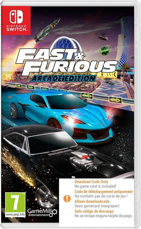 Fast and Furious: Arcade Edition (Code in Box) / Nintendo Switch