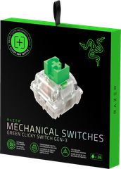 Razer - Mechanical Switches Pack - Green Clicky / Computers