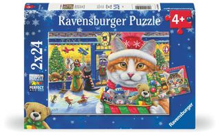 Ravensburger - Christmas Kitties 2x24p (12004059) / Toys