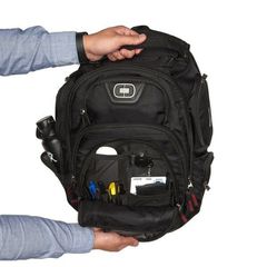 OGIO BACKPACK GAMBIT BLACK P/N: 111072_03-thumb-3