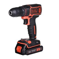Black & Decker BDCDC18 drill 650 RPM Black, Orange