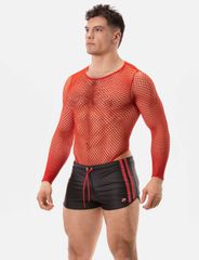 Barcode Berlin Fishnet Body Como Red