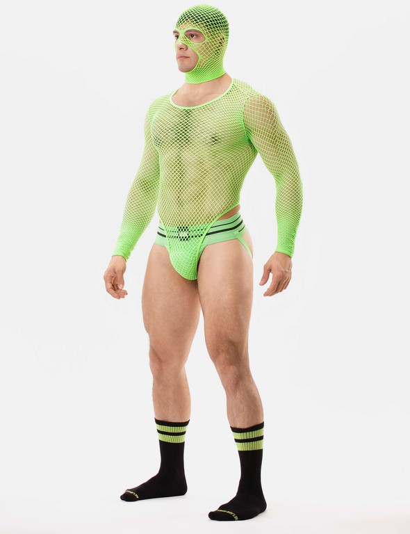 Barcode Berlin Fishnet Body Como Neongreen