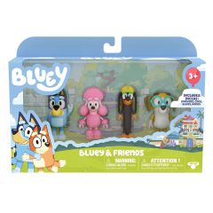 Bluey - Figure 4-pack - Bluey & Friends (90202)