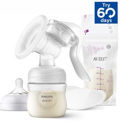 Philips Avent - Manual breast pump for comfortable expressing, regular set / Baby and Children