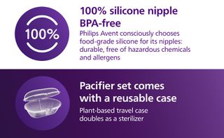 Philips Avent - Ultra air soother, 0-6m, Yellow/orange / Baby and Children