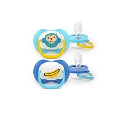 Philips Avent - Ultra air soother, 6-18 m, yellow/blue / Baby and Children