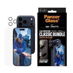 PanzerGlass - 2-in-1 Classic Bundle - iPhone 17 Pro - w. FASTFIT IN-A-BOX / Electronics