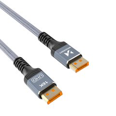Wozinsky WPS-16AYL1S DisplayPort 2.1 Cable VESA Certified 80 Gb/s 16K@60Hz 8K@120Hz 4K@240Hz HDR HDCP DSC 1m - Black
