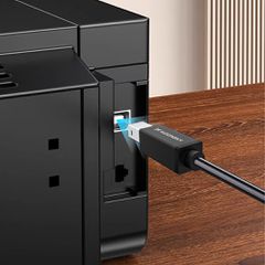 Wozinsky WKDDY1S USB-B - USB-C Cable 1m - Black-thumb-4