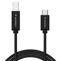 Wozinsky WKDDY1S USB-B - USB-C Cable 1m - Black-thumb-1
