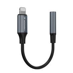 Wozinsky WALJ-01 Lightning adapter - 3.5mm mini jack - black-thumb-3